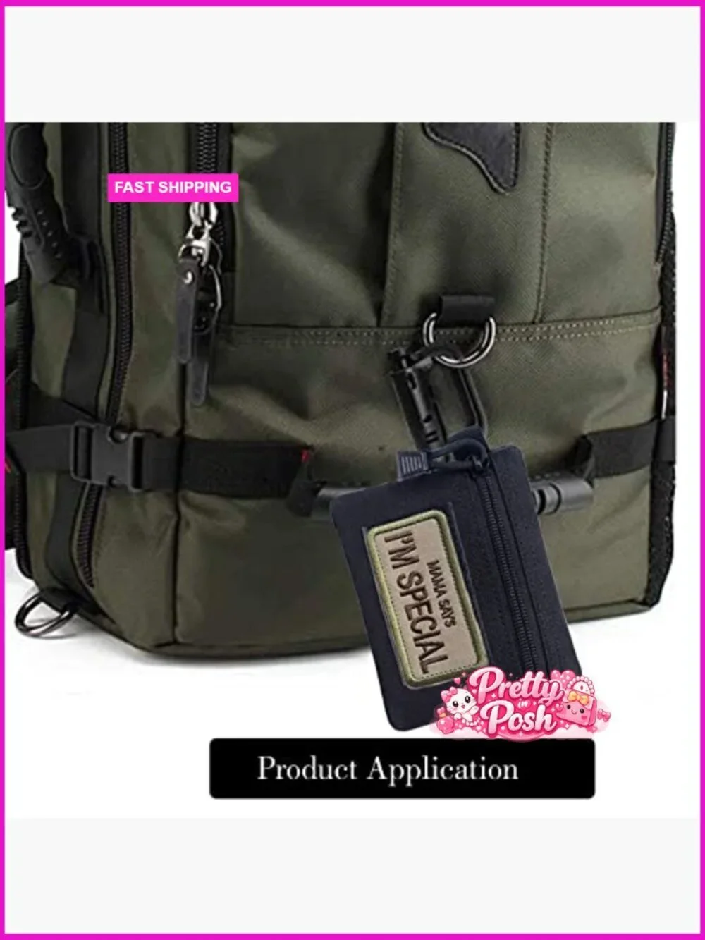 Tactical Keychain Pouch Nylon EDC Pocket Organizer Belt Gear